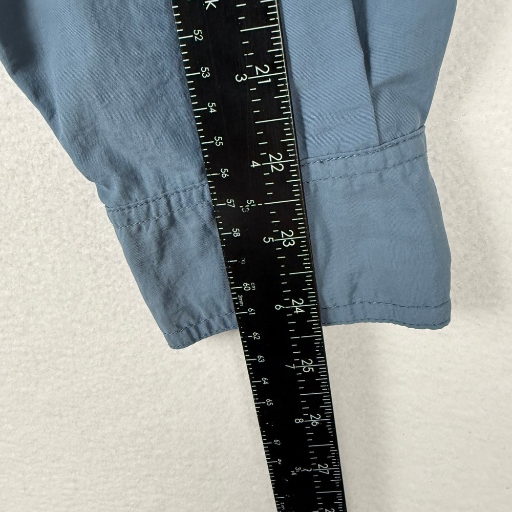 Campmor Nylon Shirt Mens L Vented Roll Up Sleeve Chest Pockets Lightweight - Picture 10 of 10